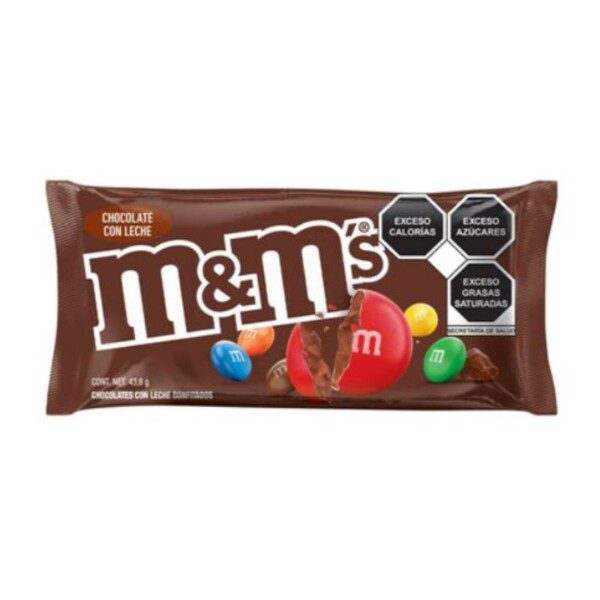 bolsa M&M chocolate 43.8g