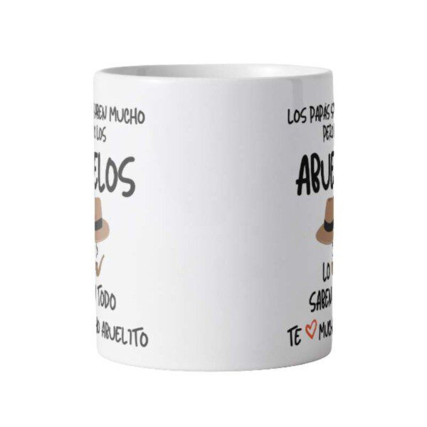 Regalo para el día del abuelo taza personalizada